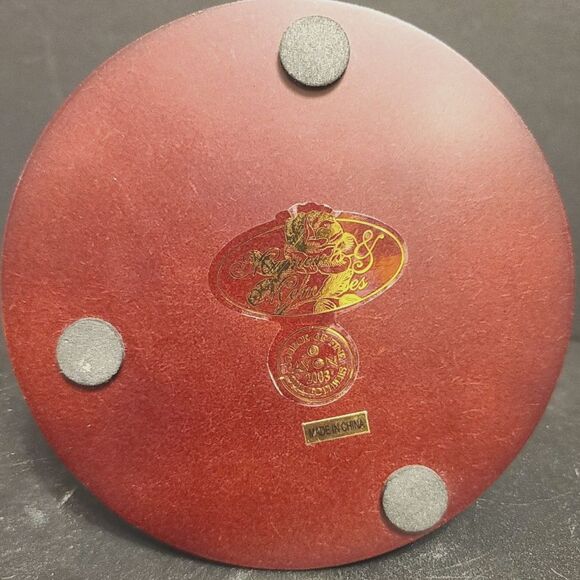 2003 Moments And Memories Mother And Child Garden Figurine Wood Base Avon - Picture 6 of 8